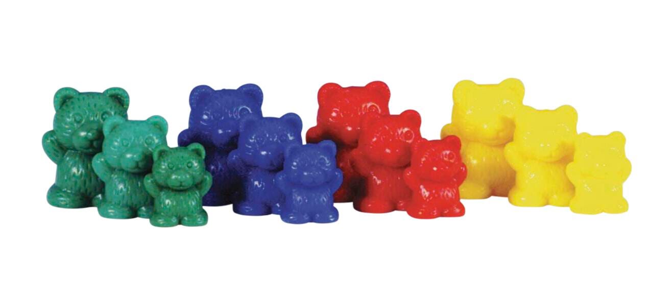 Achieve It! Teddy Bear Manipulative Counters, Ages 3 and Up, Set of 96 2105358